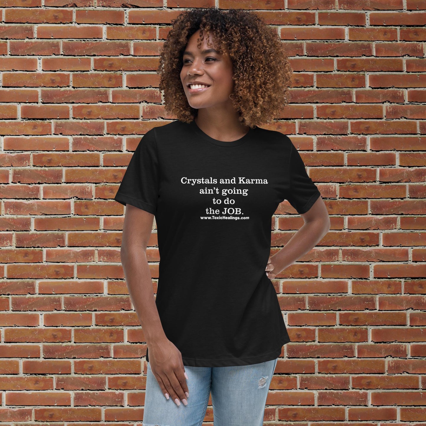 Crystals and Karma Women's Relaxed T-Shirt